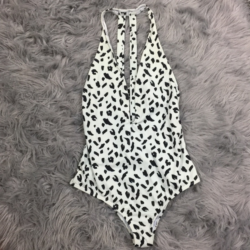 Blue Cheetah Print One Piece!!